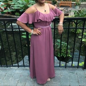 David’s bridal bridesmaid dress